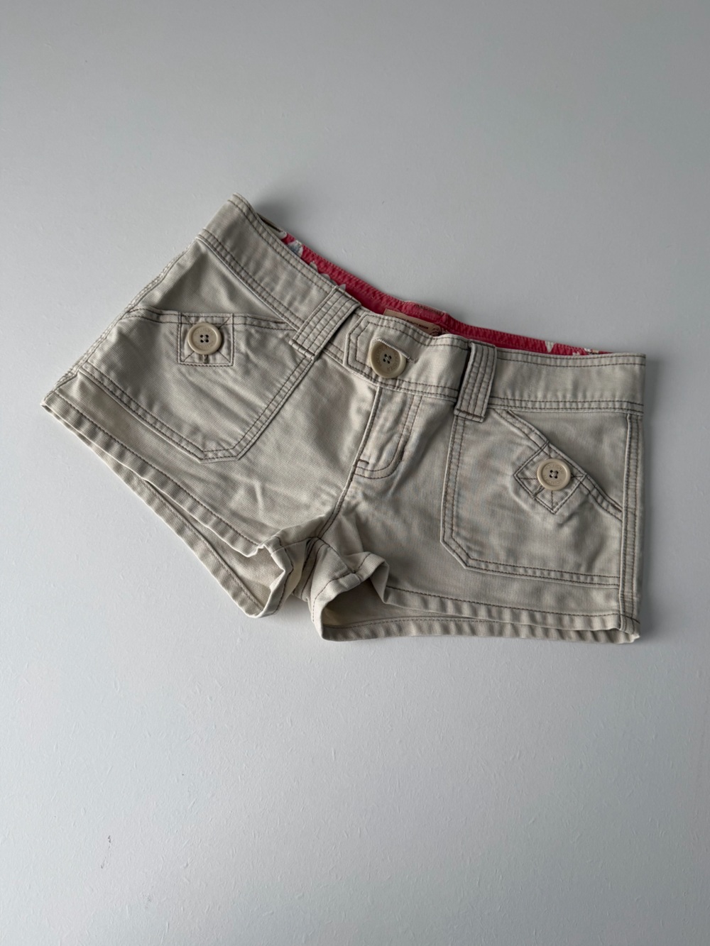 Y2K Hollister Cargo Mini Shorts